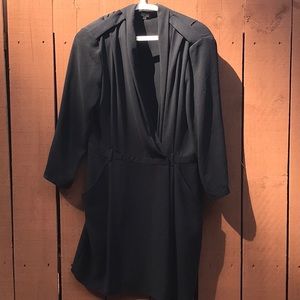 Black Wrap Dress